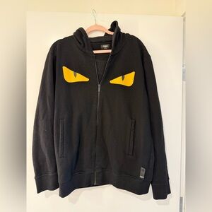 Authentic Fendi Monster Zip-Up Hoody size 56